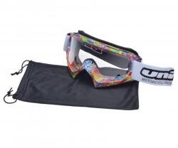 Unit Ochelari motocross atv enduro Unit, culoare rama multicolor, lentila clara (AB3610185) - mxenduro