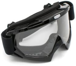 XTR Ochelari cross atv enduro, XTR, lentila transparenta, culoare rama negru lucios (BMA-912) - mxenduro