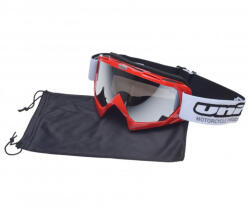 Unit Ochelari motocross atv enduro Unit, culoare rama rosu, lentila fumurie (AB361018RD) - mxenduro