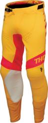 Thor Pantaloni atv cross Thor Prime Analog, culoare galben rosu, marime 31 (290111082PE) - mxenduro