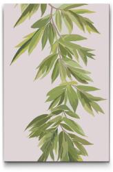  Festés számok szerint - Zöld levelek Méret: 20x30cm, Keretezés: Műanyagtáblával