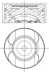MAHLE Piest MAHLE 001 PI 00133 000 (001 PI 00133 000)