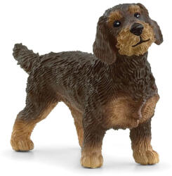 Schleich Figurina Teckel cu par de sarma, Schleich 13972 (13972S) Figurina