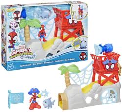 Hasbro Set de joaca Spidey si Prietenii lui Uimitori Marvel Water Webs - Insula lui Spidey (G0665) Figurina