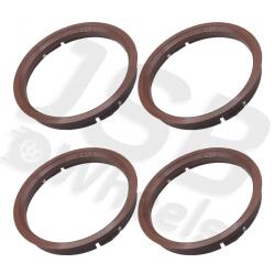 Set 4 inele de centrare jante 73.0-66.6 mm (JSB 730666)