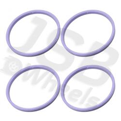  Set 4 inele de centrare jante 79.5-72.5 mm (JSB 795725)