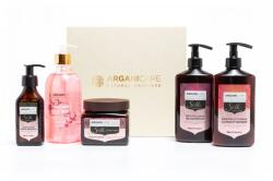 Arganicare Set rutina pentru stralucirea parului si corp Silk, Arganicare