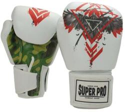 Super Pro Manusi de Box Super Pro Combat Raven Rosu Negru Alb (SPBG184-90800-10)