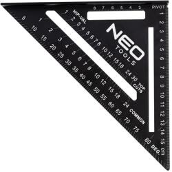NEO Echer tamplar/dulgher, aluminiu, triunghiular, 15 cm, NEO (72-102) Vinclu