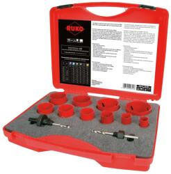 RUKO Set Super 10 Carote Bimetal HSS Ø22-68 mm (RK.106304)