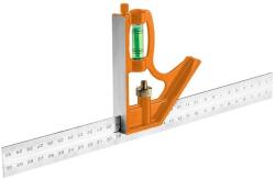 NEO Liniar multifunctional de masurat unghiuri, otel, 30 cm, NEO (72-125) Vinclu