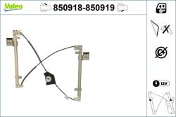 VALEO Mecanism actionare geam VALEO 850918 (850918) - automobilus