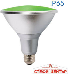 VIVALUX Silver led par38 15w e27 green (viv003946)