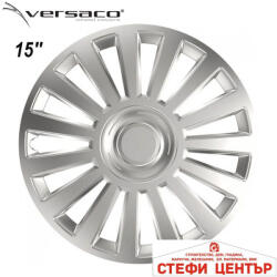 Versaco Тасове за джанти 15'' Versaco Luxury Silver (56215) - steficenter