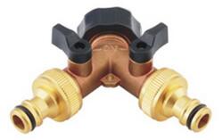  Basic Réz Y Elosztó Csappal (3/4")(07164)