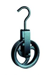  Kötélcsiga Egy Görgővel Kampóval 145mm (25150) /db