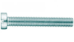 FARMER Hengeresfejű, Egyeneshornyos Csavar, Horganyzott M5x40 Din84 /500db
