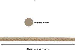  Kender Kötél Méteráru ø32mm X 1m