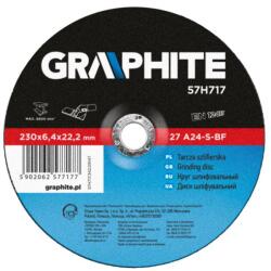 GRAPHITE CSISZOLÓ TISZTÍTÓKORONG FÉMHEZ (115X6, 4mm)(57H714)