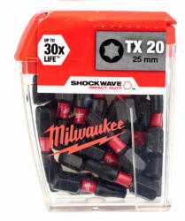 Milwaukee Shockwave Bit Cdtx20 25mm-25db(4932430875)