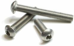 Domború Fejű Belsőkulcsnyílású Csavar 10.9 Galv. Horg. Iso7380-1 M5x8 /db