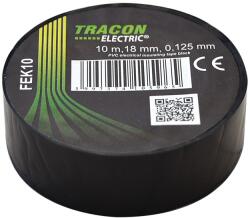 TRACON SZIGETELŐSZALAG 10 M FEKETE (18mm)