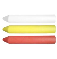 TOPEX JELÖLŐKRÉTA FEHÉR-SÁRGA-PIROS (3DB)(13X85mm)(14A968)