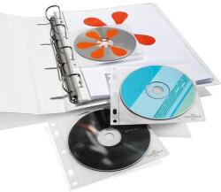 DURABLE CD/DVD tartó zseb átlátszó (523919)