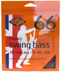 RotoSound RS666LC Swing Bass Stainless Steel Medium Light Long Scale 30-125 (6-húros)