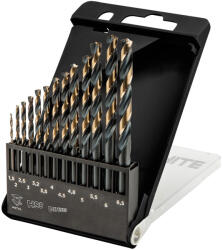 GRAPHITE HSS-CNC Fém Fúrószár, 124°, "Pro-Tec", 1, 5 - 6, 5 mm, 13 db-os Készlet