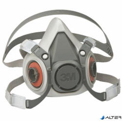 3M Porálarc, ikerszűrős félálarc, 3M "6000 (3M_6200) - alter