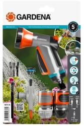 GARDENA Basic Tisztító locsoló pisztoly, állítható szórófej, gyorscsatlakozókkal 1/2"-13mm tölmőhöz, beltéri csaphoz, OGS (Originalt Gardena System) (18274-20)