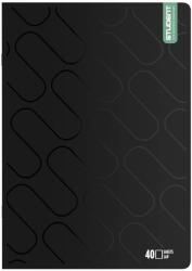 ICO Student Black A/4 40 lapos sima füzet (7500160002)