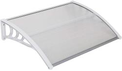  Copertina, marchiza modulara, alba cu policarbonat transparent, 120 x 120 cm (MAT120120)