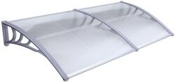 Copertina, marchiza modulara, Gri cu Policarbonat Transparent, 240 x 100 cm (MGT240100)