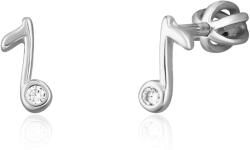 JVD Ezüst lányos Hangjegy fülbevaló cirkónium kövekkel SVLE1825XH2BISR