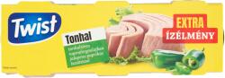Twist tonhaltörzs napraforgóolajban jalapeno paprikás ízesítéssel 3 x 80 g (240 g) - ecofamily