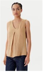 Benetton női blúz, 5BMLDQ06W, Vászon, M INTL, Bézs (0000304727917_M)