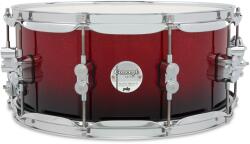 PDP 14" x 6, 5" Concept Maple Red to Black Fade Lacquer
