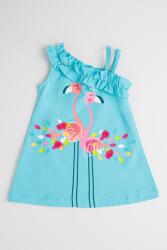 Mayoral A-vonalú ruha, Fukszia, Türkiz, 128 CM (3937-064-8Y)