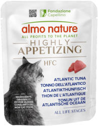 Almo Nature 24x50g Almo Nature HFC Highly Appetizing Atlanti tonhal nedves macskatáp