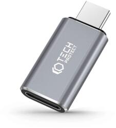 Tech-Protect UltraBoost USB-C (male) / Lightning (female) adapter - szürke
