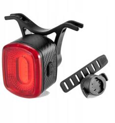 ROCKBROS Q2S LED hátsó kerékpárlámpa intelligens megállási rendszerrel + USB-C - USB-A kábel - Fekete