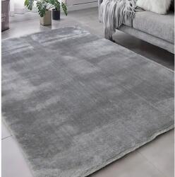 Budapest Carpet Den olívia d. szürke puha szőnyeg 160x230cm-hátul gumis (278848)