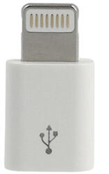 Micro USB - Lightning adapter fehér