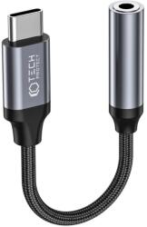 Tech-Protect UltraBoost USB-C / 3.5mm mini jack adapter - fekete - smartdiszkont