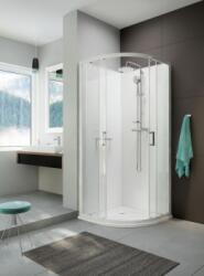 Sanplast Sanplast kpl-KCKP4/CLIIa Zuhanykabin szett öntöttmárvány tálcával (tolóajtós) (kpl-KCKP4/CLIIa-M-90 bi WO)