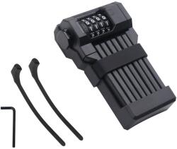  Bicikli / roller 4 számjegyű kombinációs mini váz zár FSBYL48532 fekete