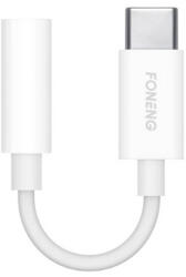 FONENG BM21 3.5mm jack - USB-C audio kábel (fehér)