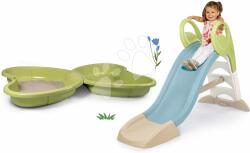 Smoby Set tobogan și nisipar Fluture cu apă Toboggan GM Slide Life Smoby lungimea suprafeței de alunecare 150 cm cu joc de apă (SM820509-5)